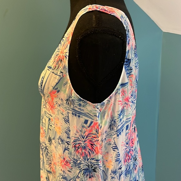 Lilly Pulitzer Blue and Pink Dress or Swim Coverup - Picture 7 of 13